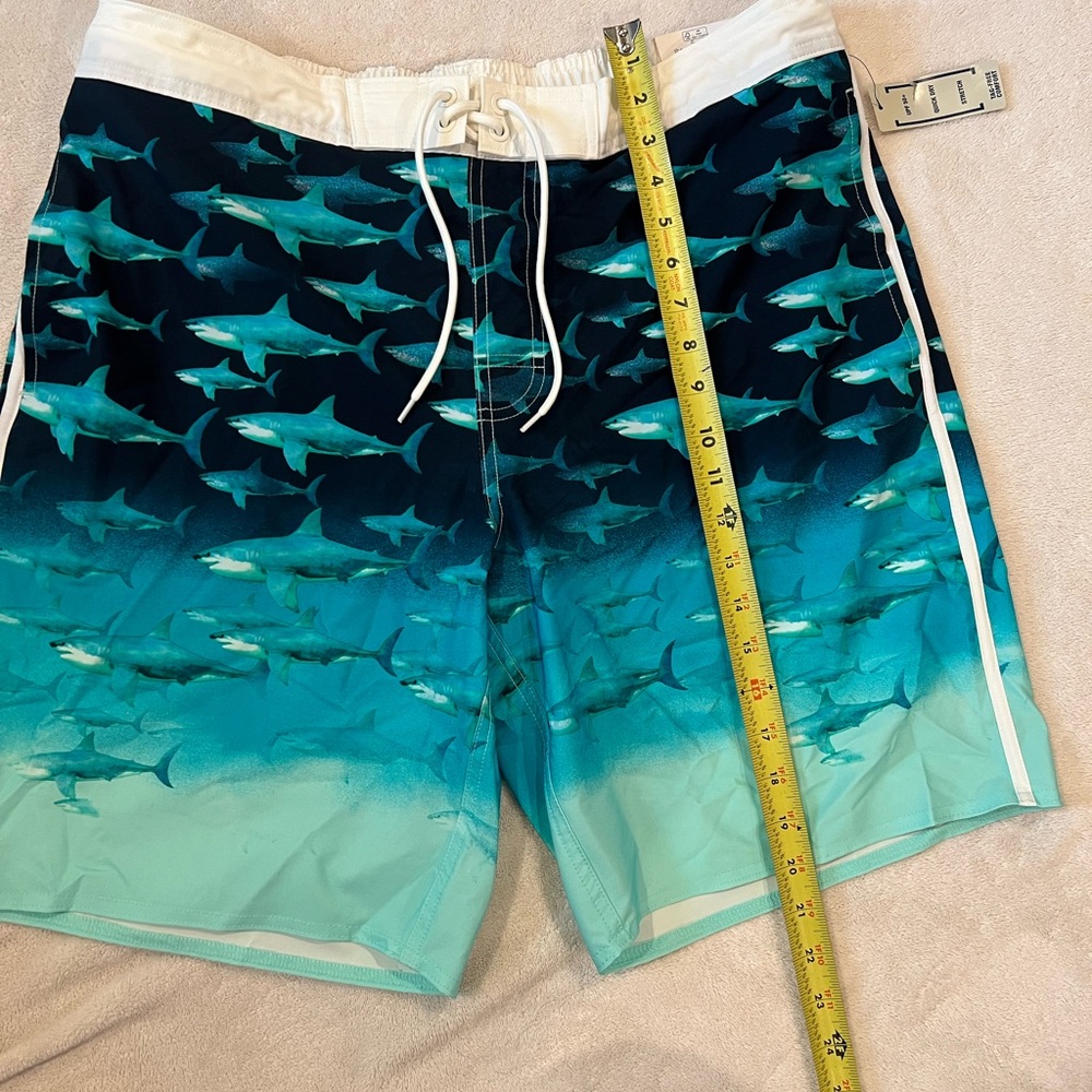 Draw string swim shorts